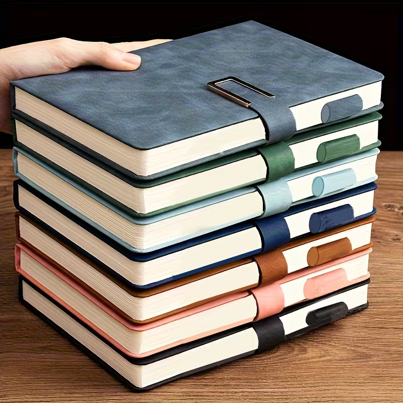 Ultra Thick Notebook A5 Leather Pack of 7